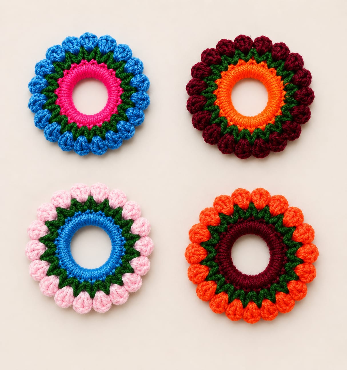 Flowers Scrunchie